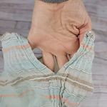 prAna Mint Plaid Button Front Buenos Dias T-Shirt Knee Length Dress Size Small Photo 7