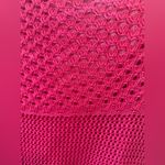 Old Navy  Halter Crochet Dress Apron Mini size XL Dragonfruit Pink Color Photo 4