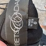 Betsy and Adam Betsy Adam Black Mesh Illusion Mesh Cut Out Maxi Dress Womens 0 Formal Black Tie Photo 5