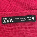 ZARA Short Sleeve Sweater Magenta Pink Size Medium Photo 2