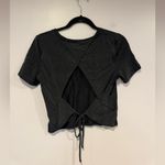Lululemon Black softsreme open back  tshirt Photo 3