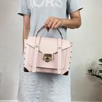 Michael Kors NWT  Manhattan Medium Leather Satchel Bag‎ Photo 9
