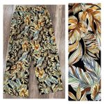 Panama Jack Women's Tropical Linen Blend Wide Leg Pants Multi-Color XS Photo 1