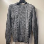 Mak B | Round Neck Long Sleeve Knit Sweater | S | Grey | MK3312 | Sample Sale Photo 0