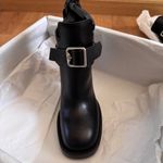 Burberry  Women’s Stirrup leather ankle boots In Black Size 37.5 Photo 3