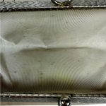 Vtg 1960’s Cat Eye Glass Case Only Retro Mid Century Gold Kiss Latch. Tan Photo 5