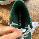 Converse  All Star Chuck Taylor Platform /Chelsea Sneakers Leather Green Size 7.5 Photo 7