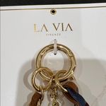 La Via | Italian Leather Heart Bag Charm š¤ Brown Photo 1