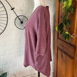 American Eagle  soft and sexy hi-low asymmetrical flowy oversized top plum Photo 1