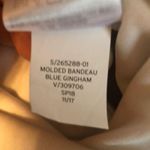 Gap Love By RETRO Molded Bandeau One Piece Swimsuit Sz. M Gingham Pool Beach Photo 7