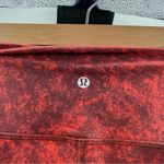 Lululemon  Wunder Train High-Rise‎ Tight 28" Denim Wash Print Autumn Red Black 0 Photo 4
