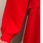 Kate Spade  Red Long Sleeve Tie Mini Dress Photo 5