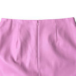 Anthropologie  Meave Micro Mini Pink Faux Leather Mini Skirt Size 10 Barbiecore Photo 4