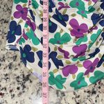 Aureum Womens Floral Ruched Sash Mini Dress Multicolor Size Medium NWT Purple Photo 9