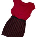 Speechless Red and black asymmetrical dress Photo 4