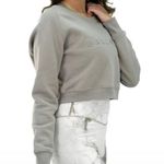 Balance Athletica Essence Crew Cropped Tan/Grey Crewneck Sweatshirt Photo 1