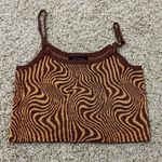 Cider LEOPARD KNIT TANK TOP Photo 2