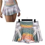 Free People FP Movement Pleats and Thank you Printed Skort Skirt Sunspace XL Photo 1