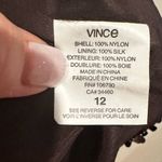 Vince SEQUINED BURGUNDY BROWN SLEEVELESS ROUND NECK COCKTAIL DRESS 12 Photo 6