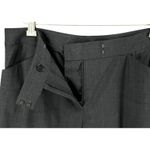 Lafayette 148 NY Irving Trouser Pants 6 Charcoal Gray Wool Stretch Quiet Luxury Photo 2