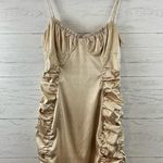 Princess Polly  Champagne Sabir Mini Dress Size 6 Photo 2
