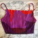 Pretty Little Thing NWT Plus Pink Plissé Strappy Cowl Neck Crop Top US 18 Photo 2