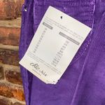 NWT Deadstock Vintage Chic by H.I.S Purple Corduroy Jeans Women's Size 33 15/16 Photo 5