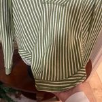 Pilcro Anthropologie Wharfside Striped Hooded Sweatshirt Olive Preppy Nautical Photo 9