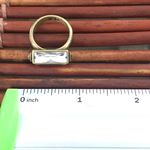 Silpada  KR Collection Brass & Crystal Ring Size 7 Photo 7