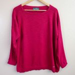 Ralph Lauren LRL Lauren Active Women Pink Textured Long Sleeve Sweater Top XL Photo 1