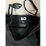 Sonoma SO Black Shelf-Bra Cami Camisole Tank Top Shirt Size XS 🖤 Photo 3