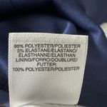 Rachel Rachel Roy Ruffled Sleeve Cropped Jumpsuit Navy Size XL Stretch Blue Photo 11