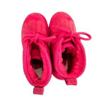 UGG  PINK BOOTIES LACE UP FUZZY LINED WOMENS SIZE 3 Photo 5