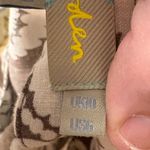 Boden‎ Brown linen Floral Print 3/4 Sleeve Tunic Dress boho US 6 Photo 6