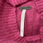 Free People  Women’s Size L Festive Fuchsia Pink Cashmere Aubrey Sweater Photo 4