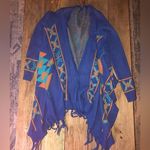 Very J  Aztec native boho kimono sweater Photo 3