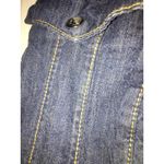 Rocawear  Women’s Juniors Blue Capri Jean Shorts Zip & Button Pockets Size 9 Photo 4