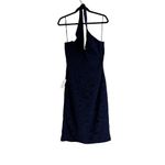 Bardot NWT Riviera Crossover Halter Neck Cutout Corset Dress In Navy Photo 9