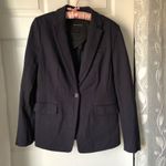 Banana Republic  dark navy blue polka dot Blazer women’s jacket size 6 Photo 1