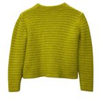 Roberto Collina Angora Sweater Women’s Size Small Yellow Crew Neck Soft Knit Photo 5