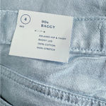 Universal Threads NWT Universal Thread Mid Rise 90s Baggy Jeans Silver Metallic Cotton Size 4 Photo 6