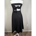 Urban Outfitters NWT  Womens Black Strapless Dress Sz S Skater LBD Grunge Photo 4