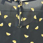 Papaya  Navy Blouse with Yellow Pattern Photo 7
