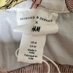 H&M Desmond & Dempsey X Cotton Banana Leaf Print Button Front Dress Photo 12