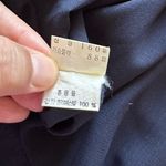 Lulu High Fashion Navy Blue Box Neck Blouse Size M Photo 4