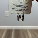 Free People silver tone twisted hoop earrings Photo 2