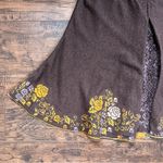IVKO Woman • floral jacquard skirt brown wool knit flare Serbia bohemian Size M Photo 7