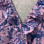 Lilly Pulitzer  Jessalynne Romper Lilac Fressi Safari Dress Photo 3