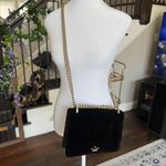Kate Spade NWOT two way black velvet shoulder / crossbody Photo 3