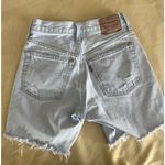 Levi's  501 Shorts Size 24 Button Fly Cut Off Distressed Premium Denim Women Photo 2